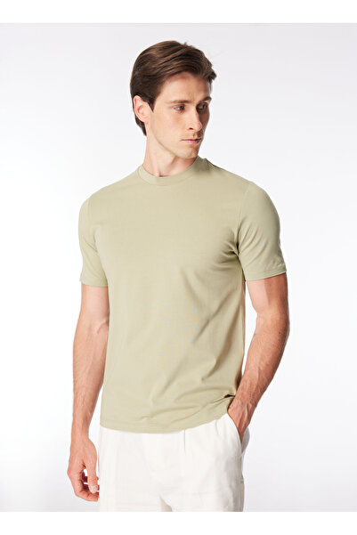 SSEINSE Bisiklet Yaka Düz Su Yeşili Erkek T-Shirt TE2654SS T-shirtSu Yeşili