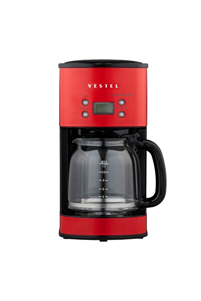 Vestel Retro Red Filter Coffee Maker