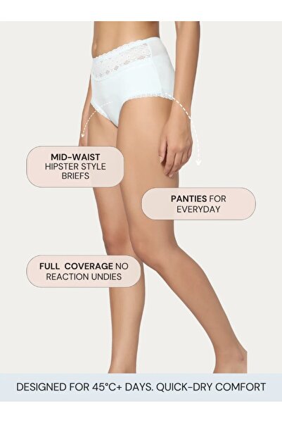 Intimate Queen Modal Bae Luxe Hipsters – Buttery Modal Bliss, Naturally Cooling | pH Balanced for Sensitive Skin