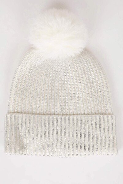 DeFacto Women's Pompom Shiny Beret C6643Ax24Wn