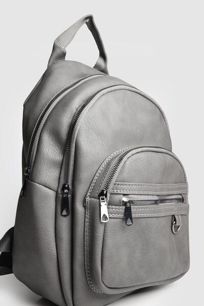 La La'Graccio Paris Women's Nales Freeze Faux Leather Backpack La'Graccio Paris Anthracite