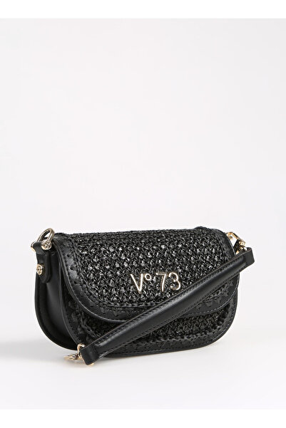 V73 Siyah Kadın 5,5x19x11 cm El Çantası 73BS7Q104 1