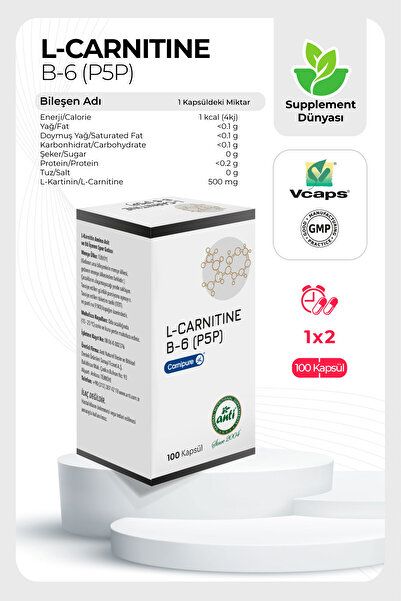 anti L Carnitine Kapsül (Carnipure) & B6 ( P5P )