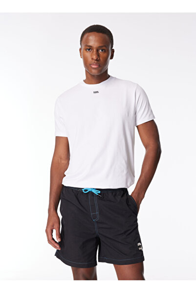 Karl Lagerfeld Siyah Erkek Şort Mayo 240M2209999