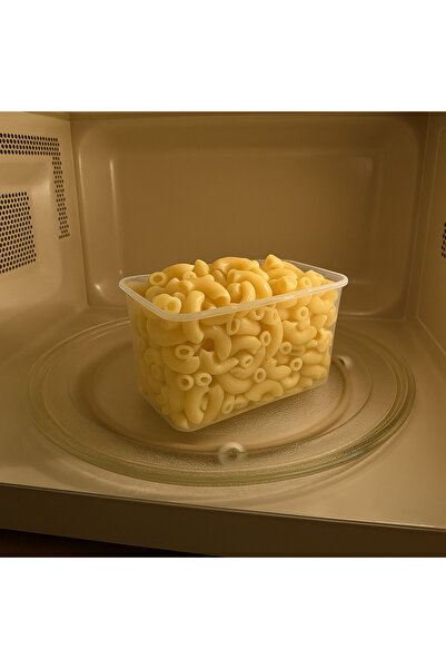 ray plastik 4 Pieces Mini Storage Container Colorful Lid 600 ml