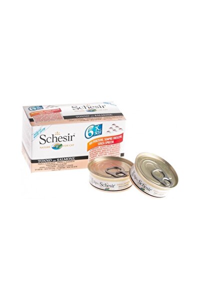 Schesir Ton Balıklı Somonlu Jöleli Konservesi 50 Gr 6 Al 5 Öde