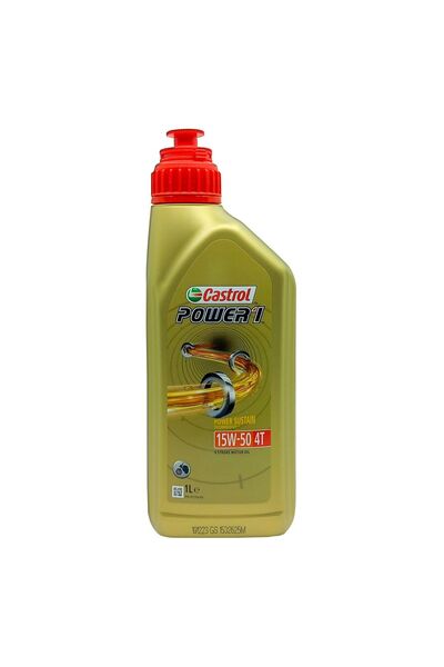 CASTROL Power 1  15w 50 Motosiklet Motor Yağı 1L 2023 Üretim