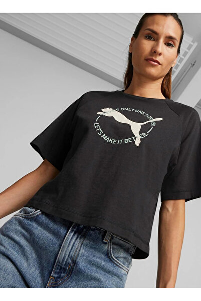 Puma Μπλουζάκι Γυναικείο μαύρο