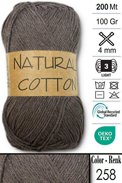 Diva İplik Diva Φυσικό Βαμβάκι 258