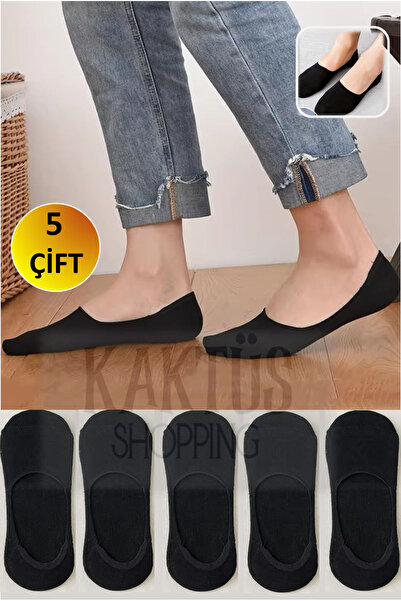 YASYAS للجنسين 5 أزواج جوارب راقصة الباليه من القطن الأسود