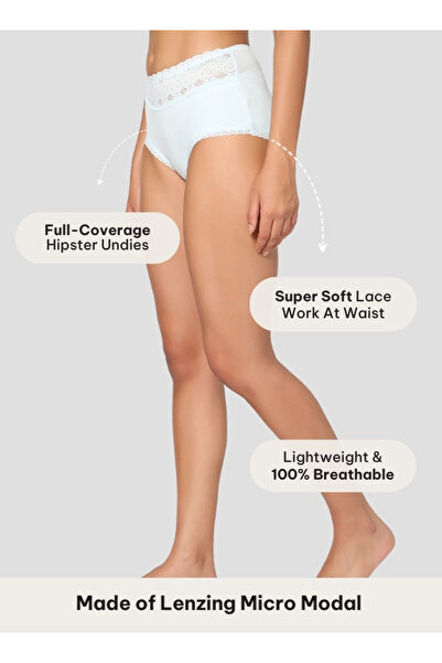 Intimate Queen Modal Bae Luxe Hipsters – Buttery Modal Bliss, Naturally Cooling | pH Balanced (Pack Of 2)