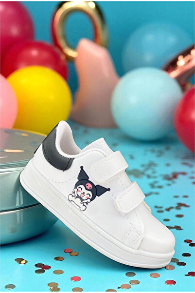 ALTUNTAŞ Унисекс леки спортни обувки с велкро принт KROMI за момиче и момче, черни