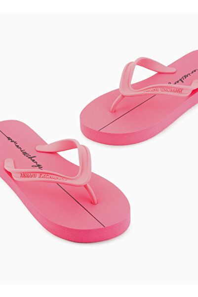 Armani Exchange Pembe Kadın Plaj Terliği XDQ010XV700T816
