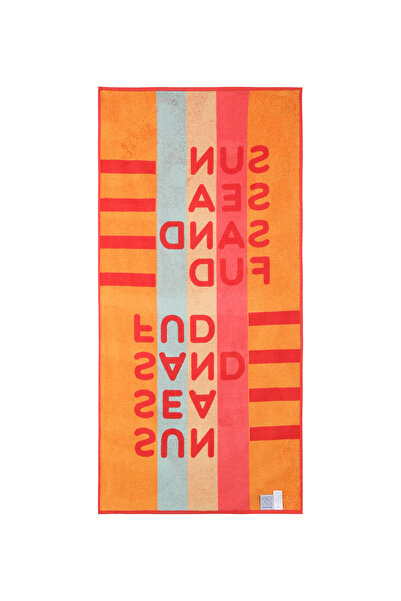 BOYNER EVDE Plaj Ha, 70 X 150 cm, Mercan