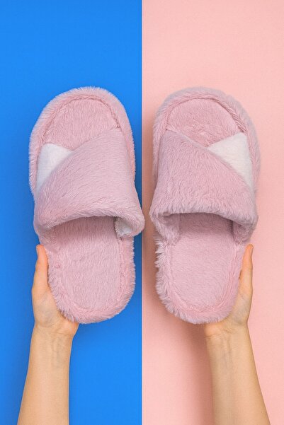 Moda Frato SOFTIE Жіночі домашні капці з перехрещеною підошвою Зимові капці Тиха підошва