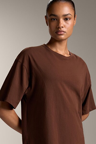 Oysho Short sleeve cotton blend T-shirt