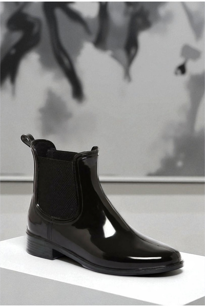 ALTUNTAŞ Su Geçirmez Bot Yağmur Çizme Siyah