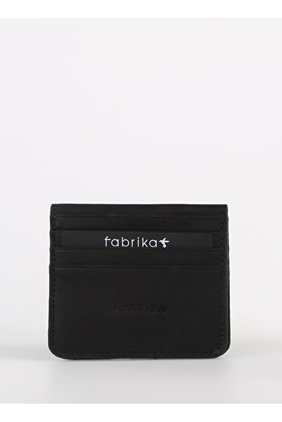 Fabrika Siyah Kadın 11x8x1 cm Deri Cüzdan Frk 326 Crayz
