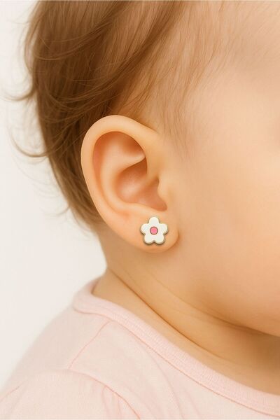 İMAY JEWELRY 14 Ayar Altın Bebek Küpesi