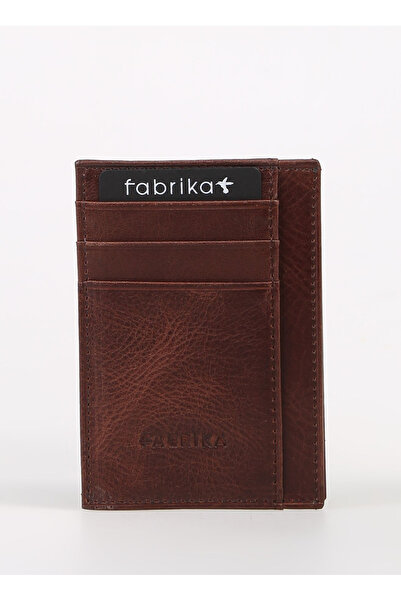 Fabrika Kahve Erkek 9x10x2 cm Deri Cüzdan Frk 344 Crayz