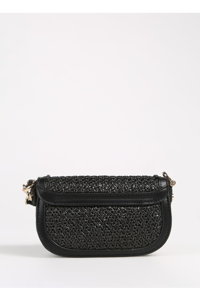 V73 Siyah Kadın 5,5x19x11 cm El Çantası 73BS7Q104 1