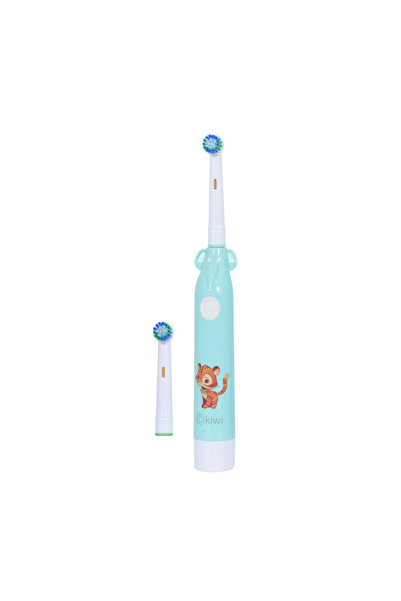 Kiwi Pilli Diş Fırçası, Döner Başlıklı, Çocuklar İçin, Yedek Fırça HEDİYELİ, ...