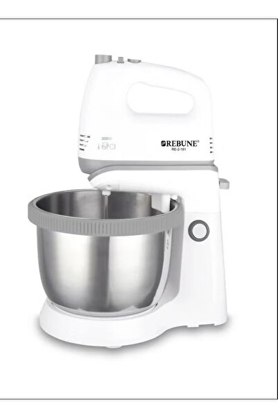 rebune Mixer & Egg Beater, 5 Speeds, 3.4 L 300 W RE-2-181 White