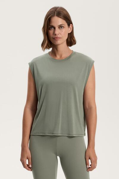Oysho Modal karışımlı kolsuz tişört