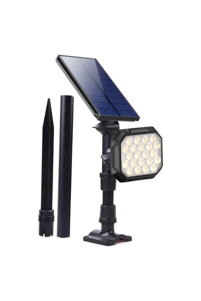 Ema Dükkan 22w Solar Çim Armatürü Gün Işığı Güneş Enerjili Ip65 Su Geçirmez F...
