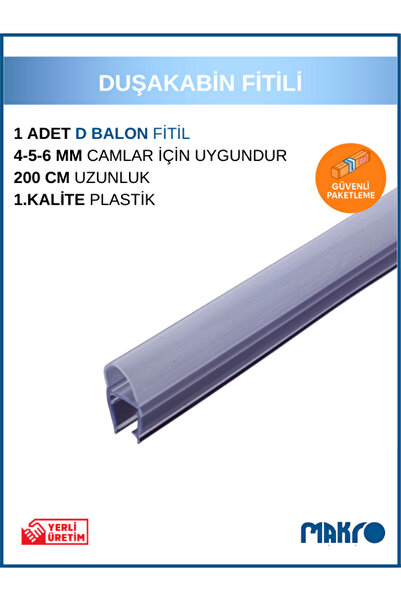 GLASSMAKRO Duşakabin Balon Fitil 200 Cm