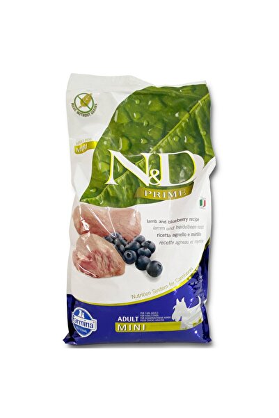 N&D Tahılsız Kuzulu&Yabanmersinli Mini Irk Yetişkin Köpek Maması 7 KG