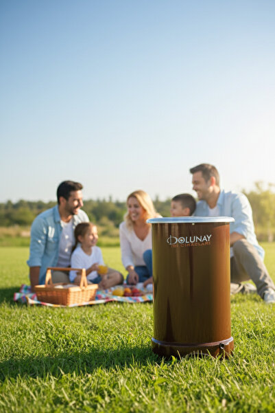 dolunay ısı cihazları Mini Dökümlü Yuvarlak Emaye Soba 31x50 CM Dolunay