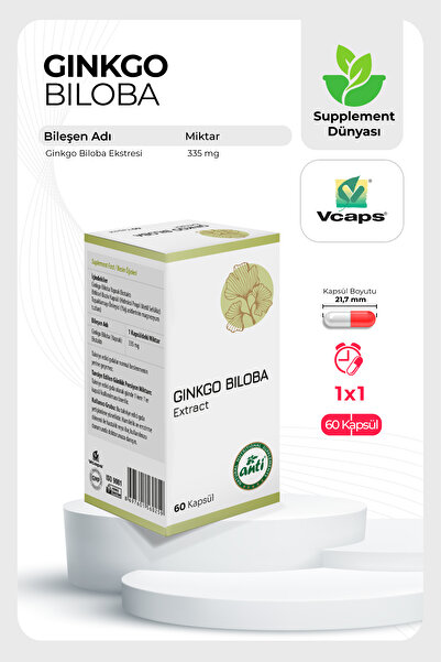 anti Ginkgo Bloba Ekstraktı 60 Kapsül