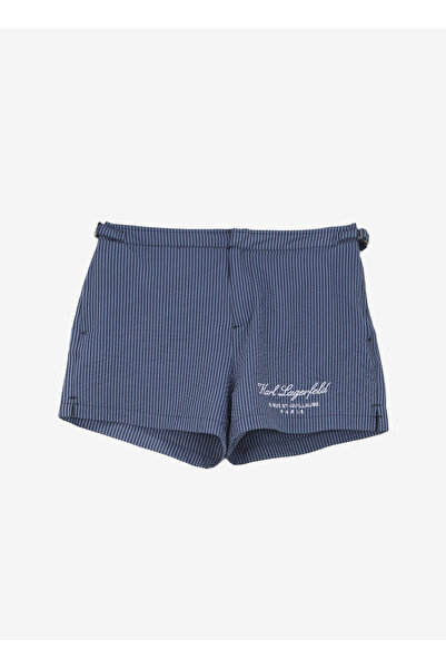 Karl Lagerfeld Siyah Erkek Şort Mayo 240M2211R06