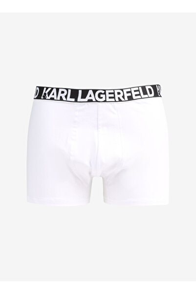 Karl Lagerfeld Siyah - Beyaz Erkek Boxer 235M2113998