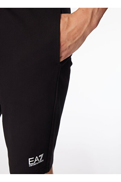 EA7 Siyah Erkek Sweat Şort 8NPS02PJ05Z