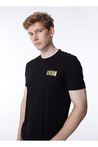 EA7 Велосипедна комір 100% бавовна Regular Fit T Shirt Чоловіча футболка 3DPT07 PJM9Z 1200
