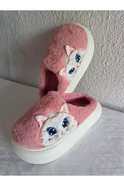 Benittokids Women's Cat Plush Comfortable Home Slippers 25Bnt133