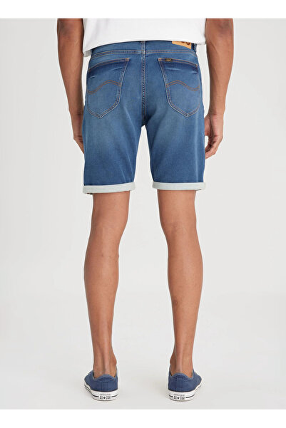 Lee Slim Fit Taş Erkek Denim Şort L24107958 5 Cep Jean Şort