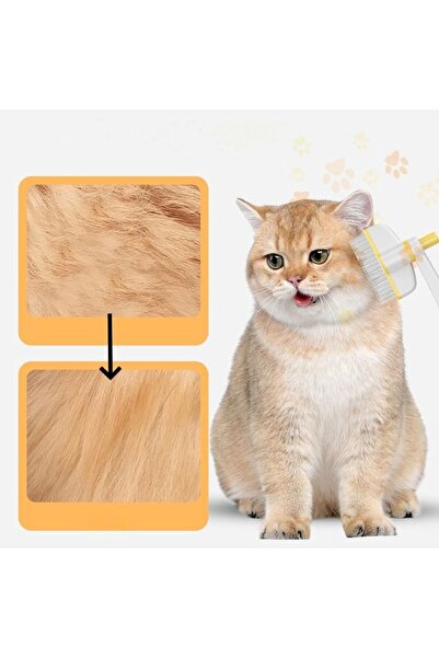 miraza Perie pentru Animale, Dinti Metalici Desi, Auto-Curatare, Indeparteaza Parul Cazut si Puricii