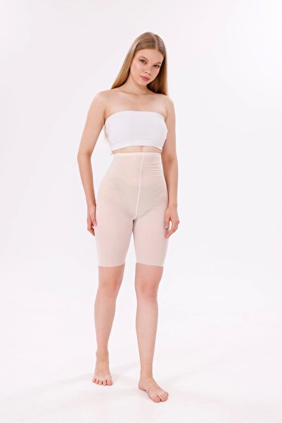 Butik Freshness Laser Cut Tulle High Waist Shorts Corset