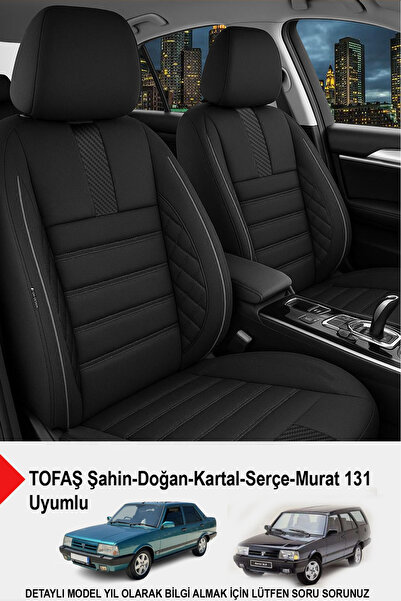 GM-DESIGN Dark Tay Tüyü Oto Koltuk Kılıfı (TOFAŞ Kartal-Şahin-Doğan-Serçe-Tempra İle Uyumlu)