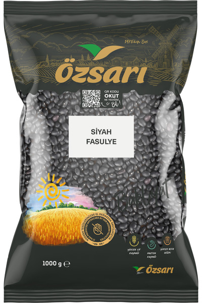 ÖZSARI Siyah Fasulye Ithal 1 Kg