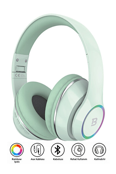 Tech&bello accessories Kablosuz Kulaküstü Bluetooth Kulaklık Stereo-Mikrofon-...