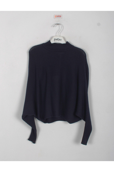 incity Girl's Half Turtleneck Batwing Sleeve Knit Sweater