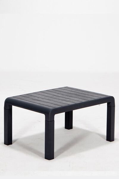 SANDALİE Lara Mindersiz / 3 1 1 S Bahçe Takımı Balkon - Bahçe - Teras Mobilyası / Antrasit