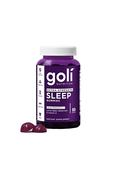 Goli Nutrition حلوى جيلاتينية للنوم فائقة القوة، 50 حلوى جيلاتينية