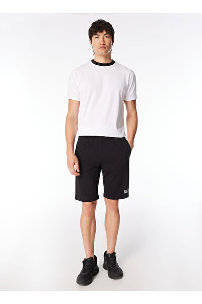 EA7 Siyah Erkek Sweat Şort 8NPS02PJ05Z
