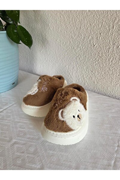 benitto kids Γυναικείες άνετες βελούδινες παντόφλες σπιτιού με σχέδιο αρκουδά...