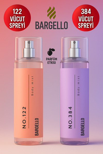 Bargello No:122 Vücut Spreyi 210 ml No:384 Vücut Spreyi 210 ml